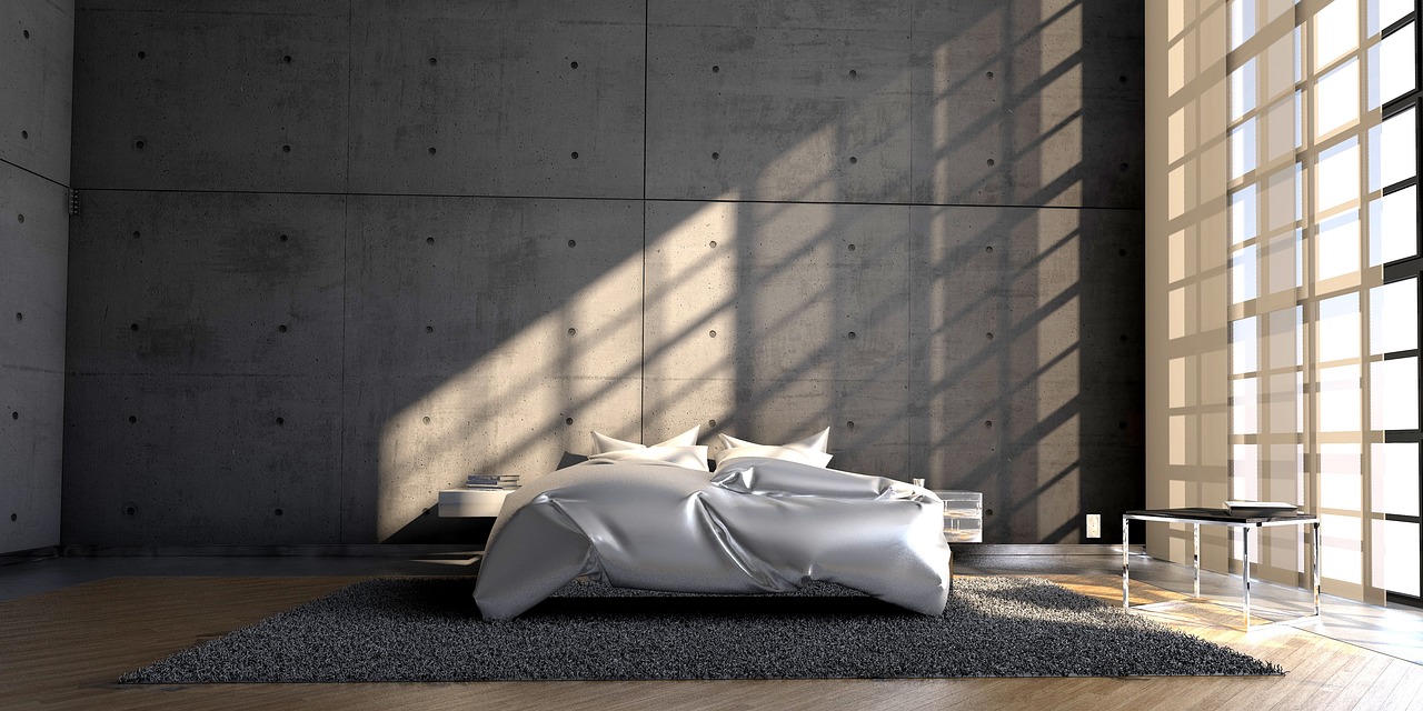 Elegant gevouwen vitrage voor hotelstijl interieur.